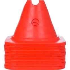 Markeringskegle med huller - 15 cm.