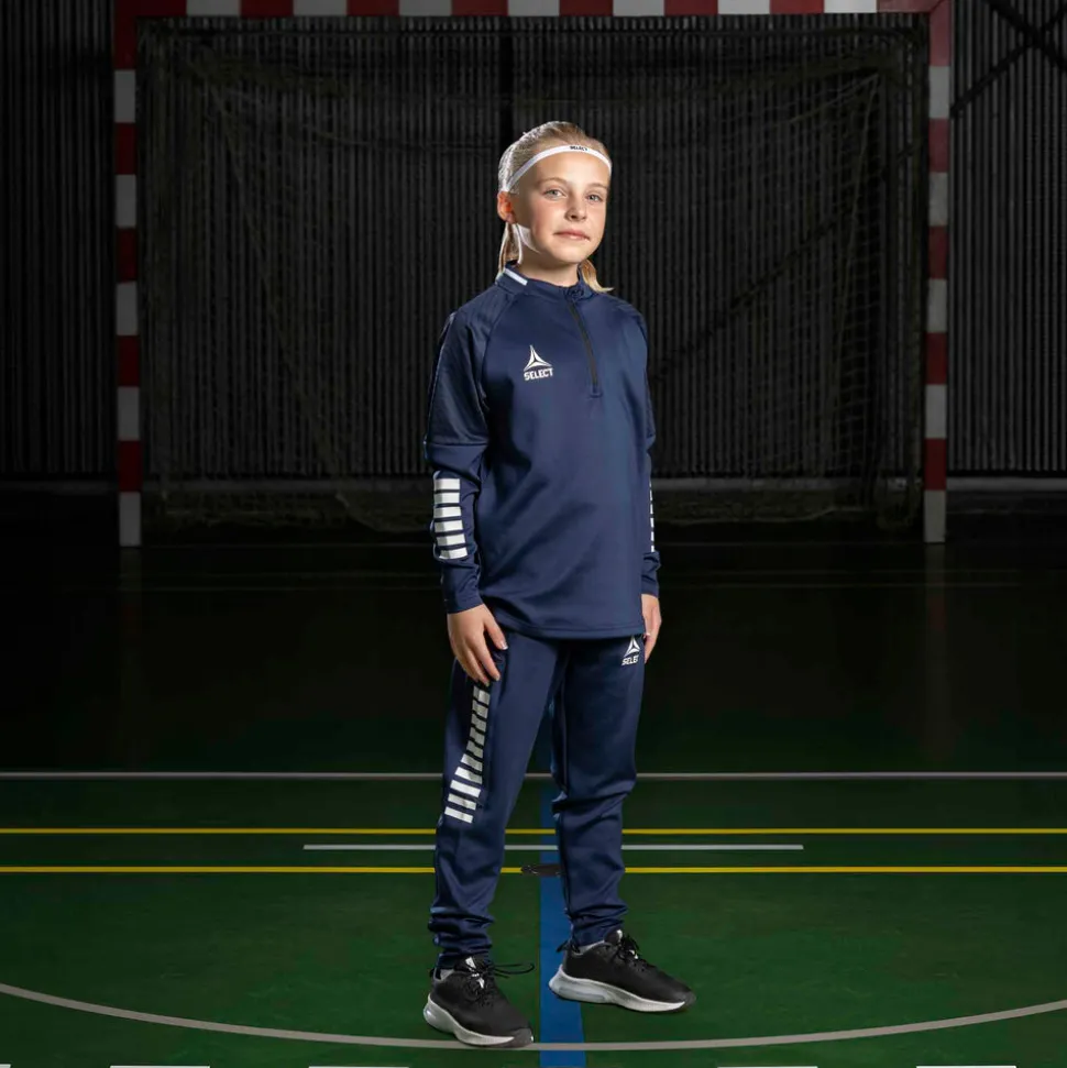 Monaco Træningssweatshirt med 1/2 lynlås - Børn