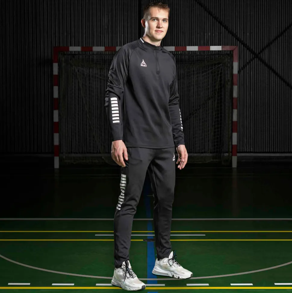 Monaco Træningssweatshirt med 1/2 lynlås